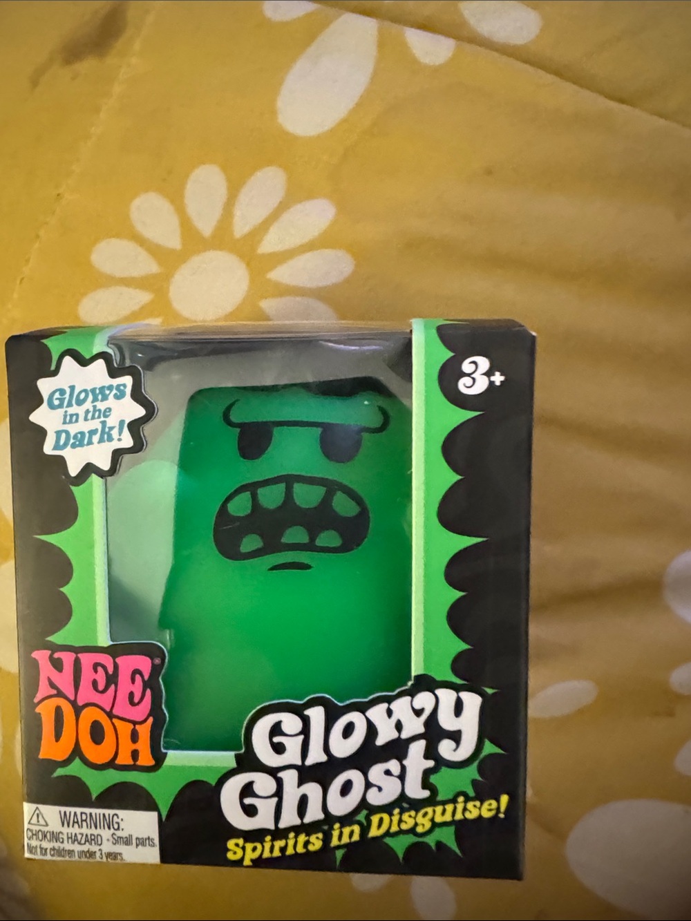 Needoh Glow-y Ghost Glowy Ghost Green Figure -